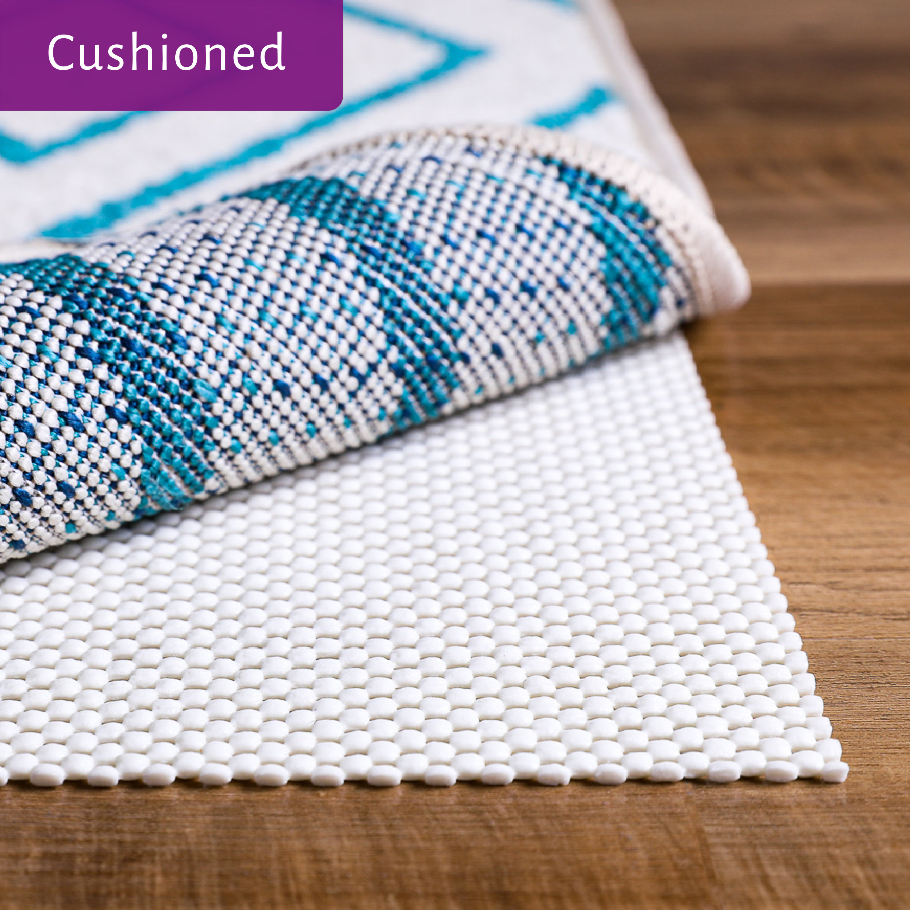 Symple Stuff Amett Super Grip Indoor Cushioned Non Slip Rug Pad for