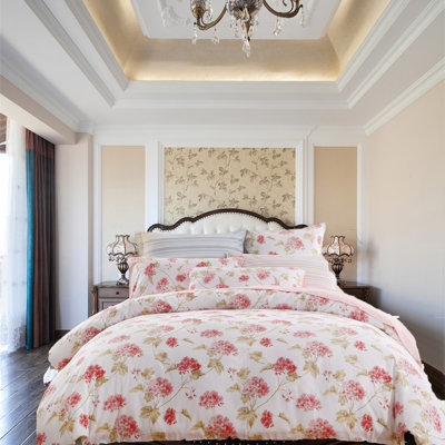 LISSTHER Luxury Cotton Duvet Cover Bedding Set