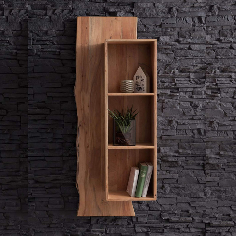 Gilberts 96cm H x 50cm W Acacia Standard Bookcase