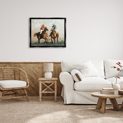 " Equestrian Polo Players " by Ziwei Li