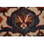 Tapis bleu teint à la main Ziegler