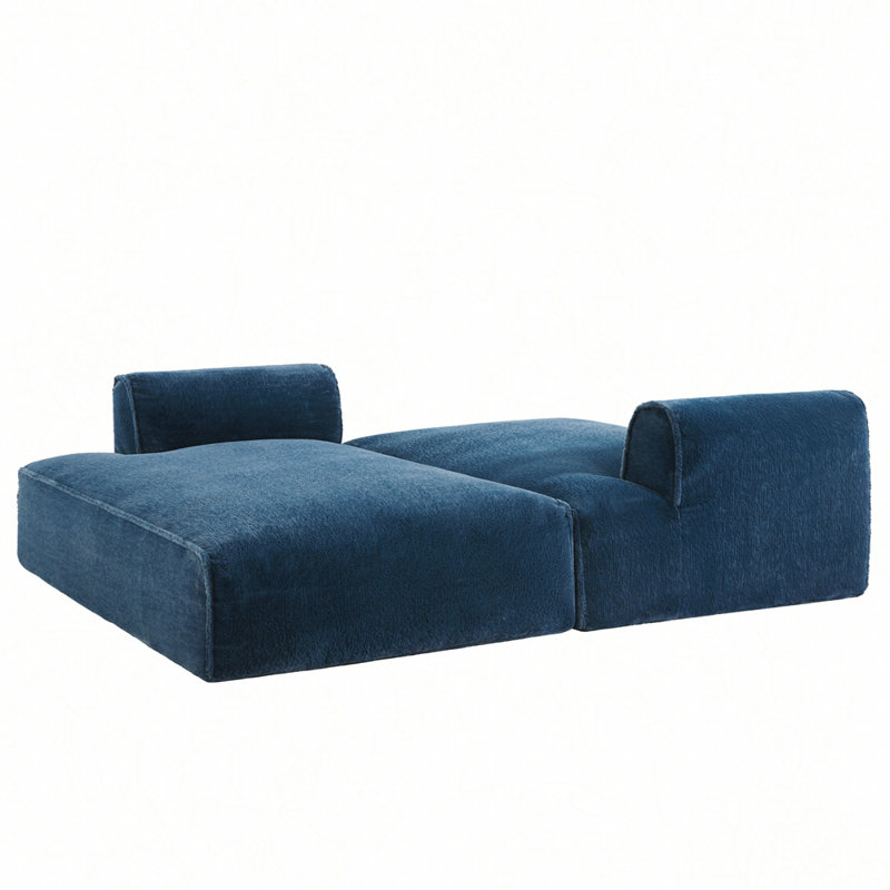 90"Oversized Modular Sectional Sofa,Fully Compressed,Spacious Foam-Filled Sofa Bed for Living Room,elderly - friendly design,2 PC Free Combination,No Assembly Required,3 Colours