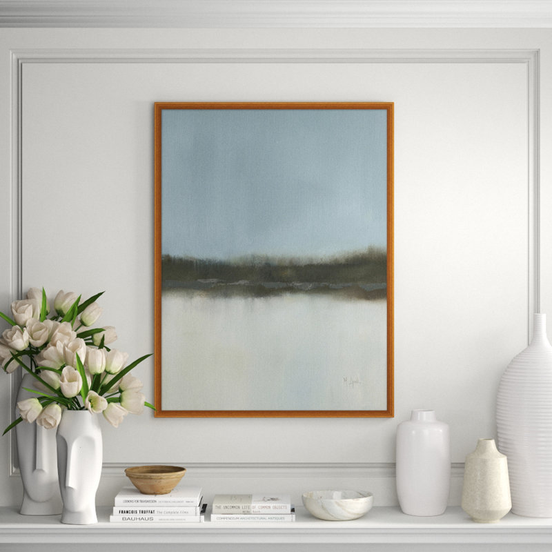 Sandscape 1' Framed Print on Glass