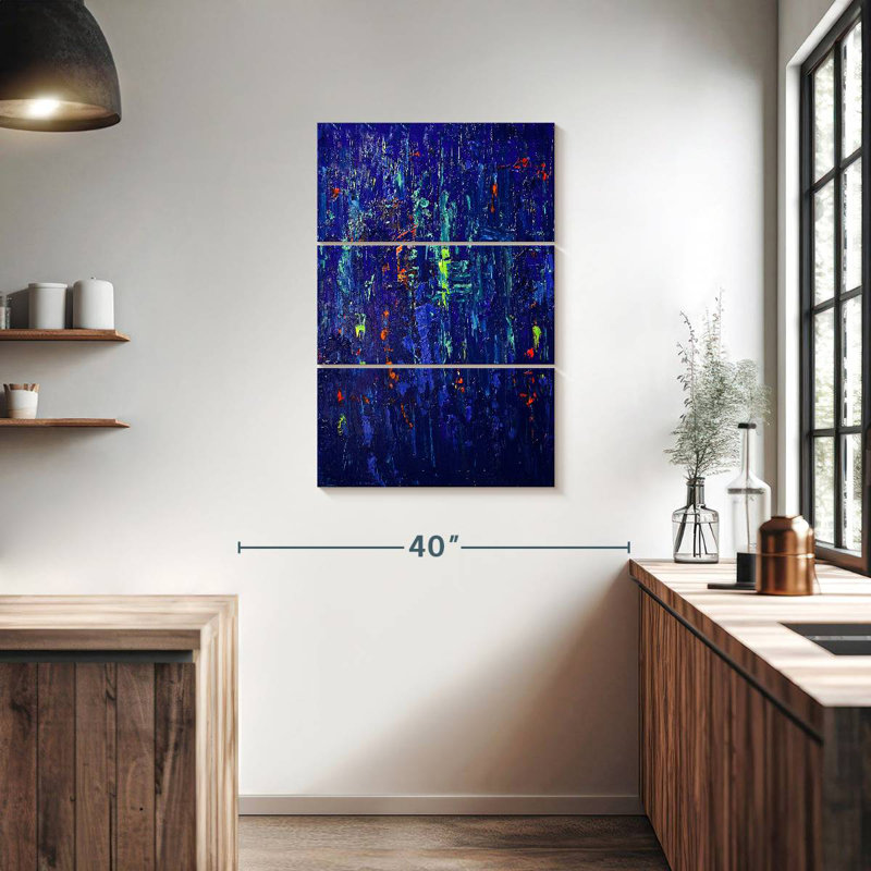 Avery Blue I, 38" H x 24" W