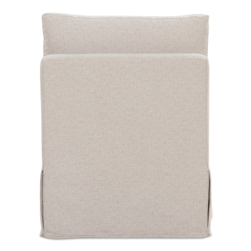 Fable Slipcover Dining Slipper Chair Beige