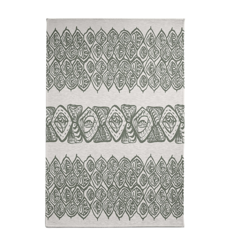 Safari Chenille Geometric Indoor Rug, Rectangle 2' x 3'