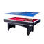 Rack Scorpius 7 pieds multi-jeux avec tennis de table billard / tennis de table (rouge)