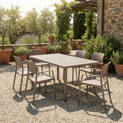 Leleifi Rectangular Outdoor Table Set