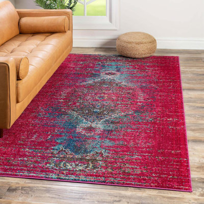 Jahanna Washable Abstract Indoor Rug
