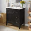Meuble-lavabo de salle de bain avec lavabo en céramique