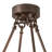 24 - Light Dimmable Wagon Wheel Chandelier