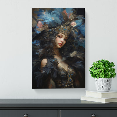 Feather Baroque No.2 - Print on Canvas
