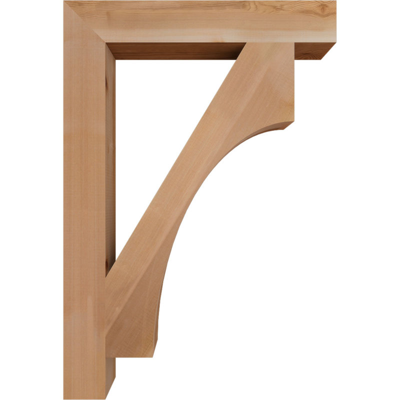 Support Westlake Block, Cèdre rouge de l'Ouest (lisse), H 38 po x l 3,5 po x P 26 po