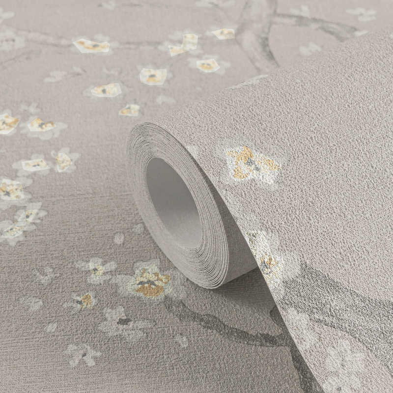 Galerie Horizon Cherry Blossom Wallpaper, Beige