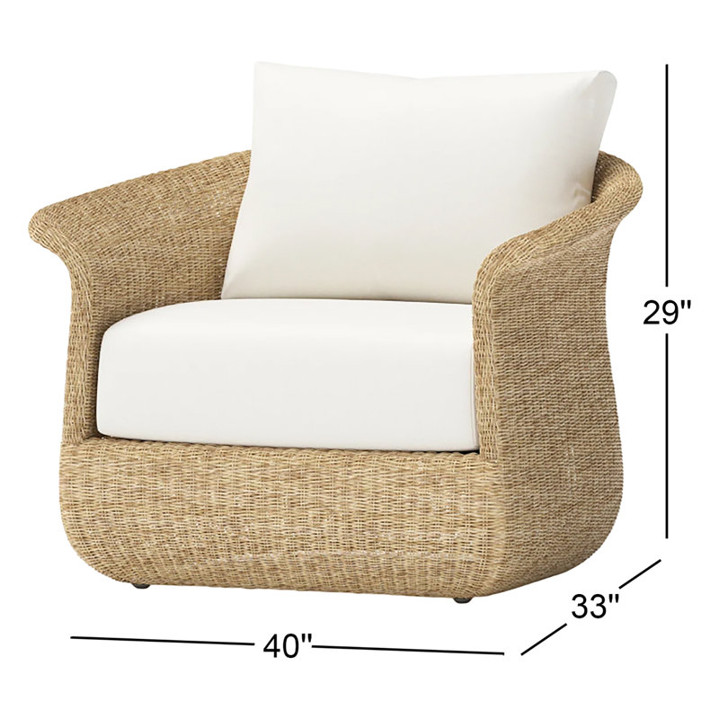 Acacia Lounge Chair With Cushions