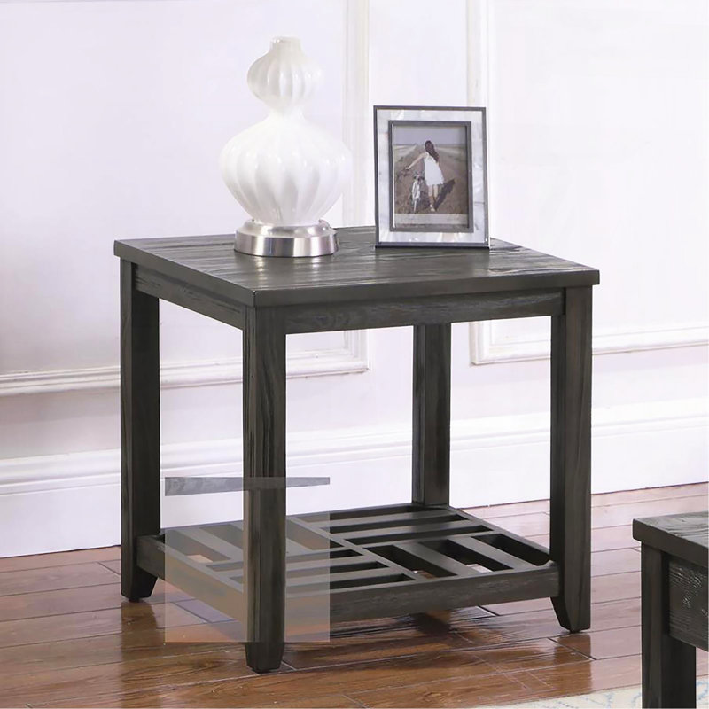 Table rectangulaire grise_Table basse