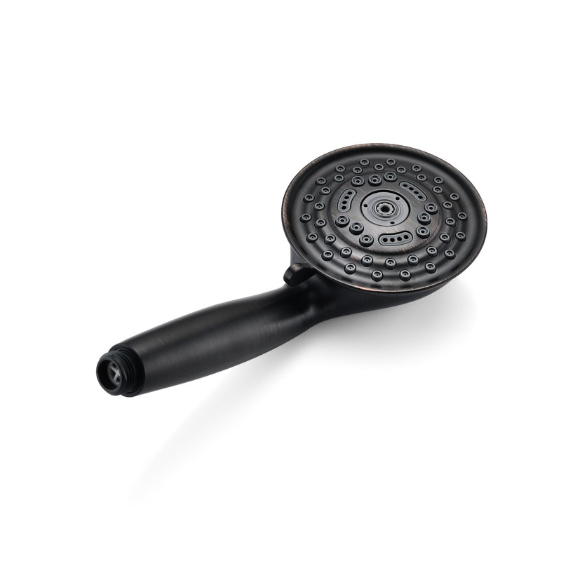 Shower Head With Handheld Value - Simulates Natural Rainfall Momentum, Self-cleaning Spouting, Fashion, Oil-rubbed Bronze Shining, Stainless Steel Constructed And Feel, Outlet, Model, Shade, Crafted
