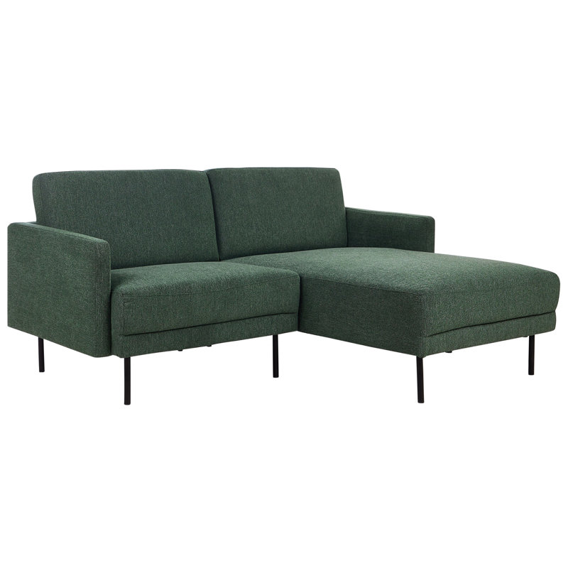Qwanell 2 Seater Corner Sofa , Dark Green Polyester