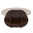 Round Coffee Table with Storage