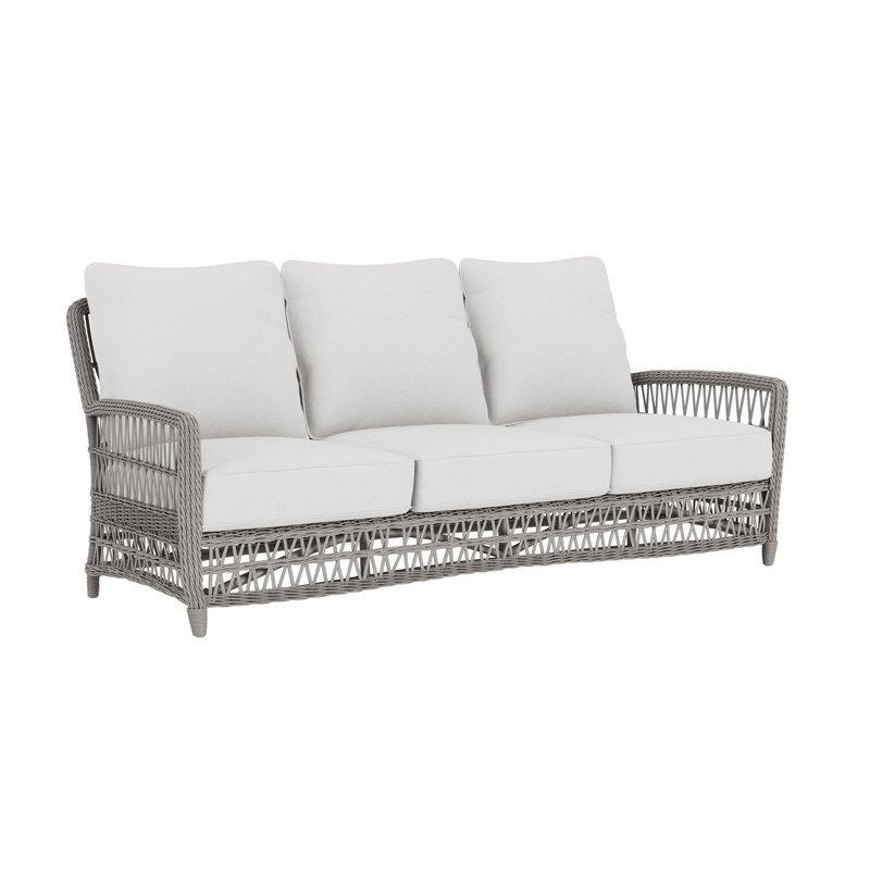 Mackinac Outdoor 3 - Seat Patio Sofa, Azulu Twine