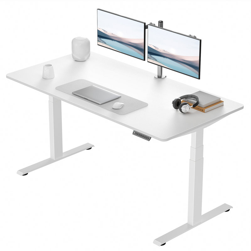 Premium Standing Desk Plus, White, White