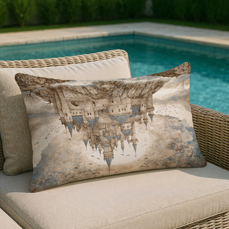 Eagle's Perch Indoor And Outdoor Throw Pillow, Rectangle 14"H x 20"W