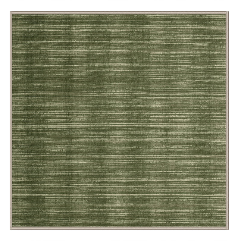Tapis brun uni lavable à la machine, Carré 5 pi