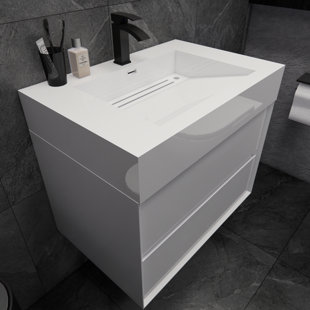 Meuble-lavabo simple 30 po Albizu