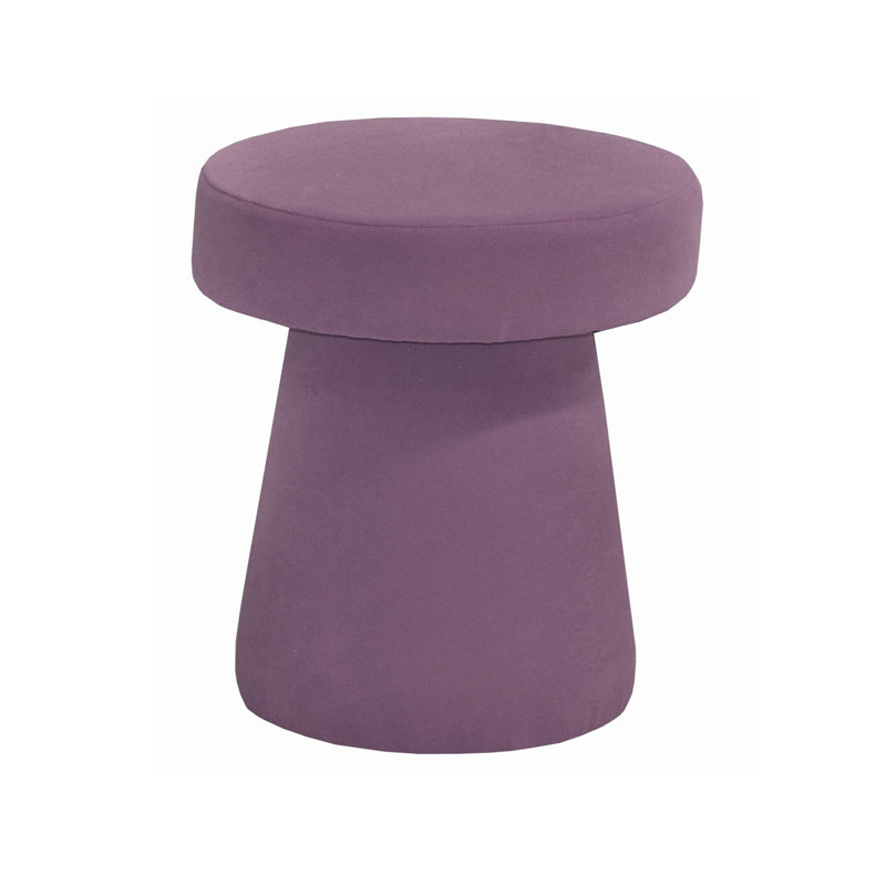 Solid + Manufactured Wood Accent Stool, Violet