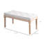 Banc de chambre rembourré HOMcom-1792043148