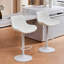 Swivel Upholstered Adjustable Height Counter Stool with Metal Frame-1816296421-1816296427