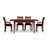 Sarah 4 - Person Solid Wood Top Four Leg Dining Set-16848866-37101027-39921254
