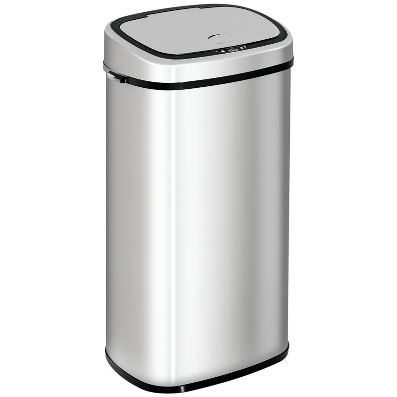 Steel Motion Sensor Kitchen Trash Can, 68L