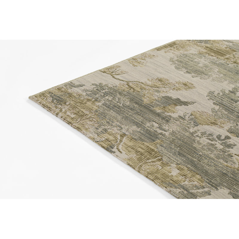 Dougall Floral Wool Blend Multi Area Rug 5'3" X 7'6", 5'3" X 7'6"