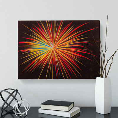 Mind Blowing Fireworks - Wrapped Canvas