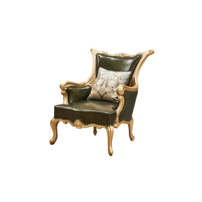American Style Cowhide Luxury Armchair
