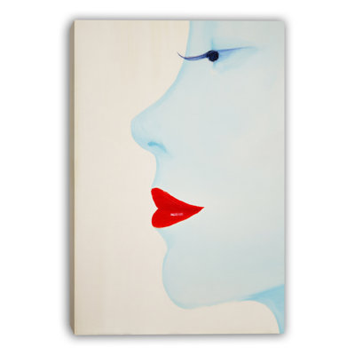 Soft Profile Wrapped Canvas Wall Art