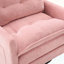 Fauteuil demi-tonneau pivotant de style Mid-Century moderne-1002184374