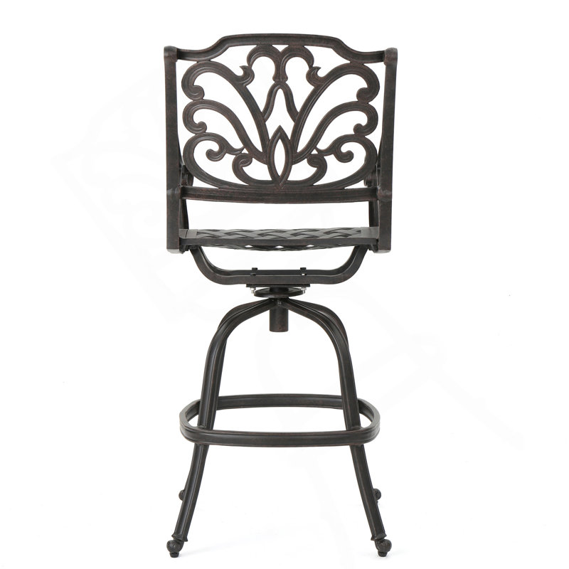Cast Aluminium SWIVEL BAR STOOL