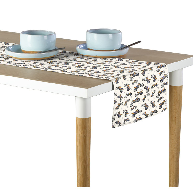 Jaylon Geometric Table Runner, 72" x 12"