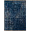 Tapis bleu à motif floral Efaz-25226209