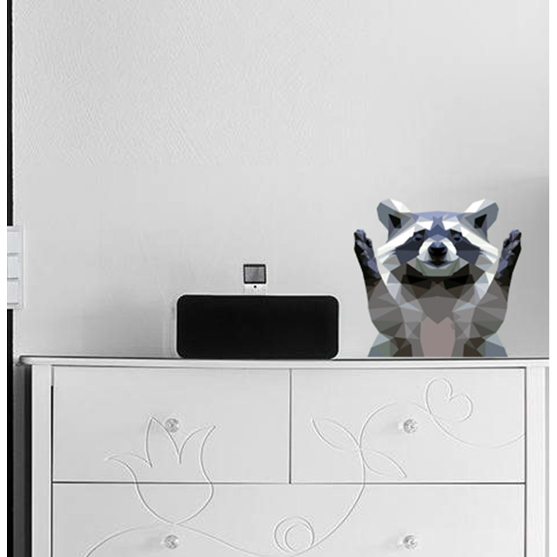 Animals Wall Decal, 10" H x 11" W
