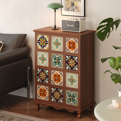 Chowning Solid Wood 4 - Drawer Accent Chest