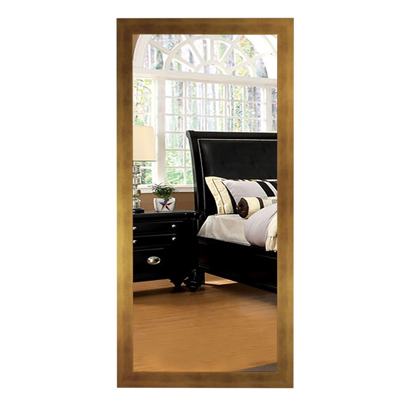 Delmi Wood Flat Wall Mirror