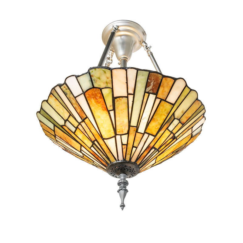 3 - Light Semi Flush Mount