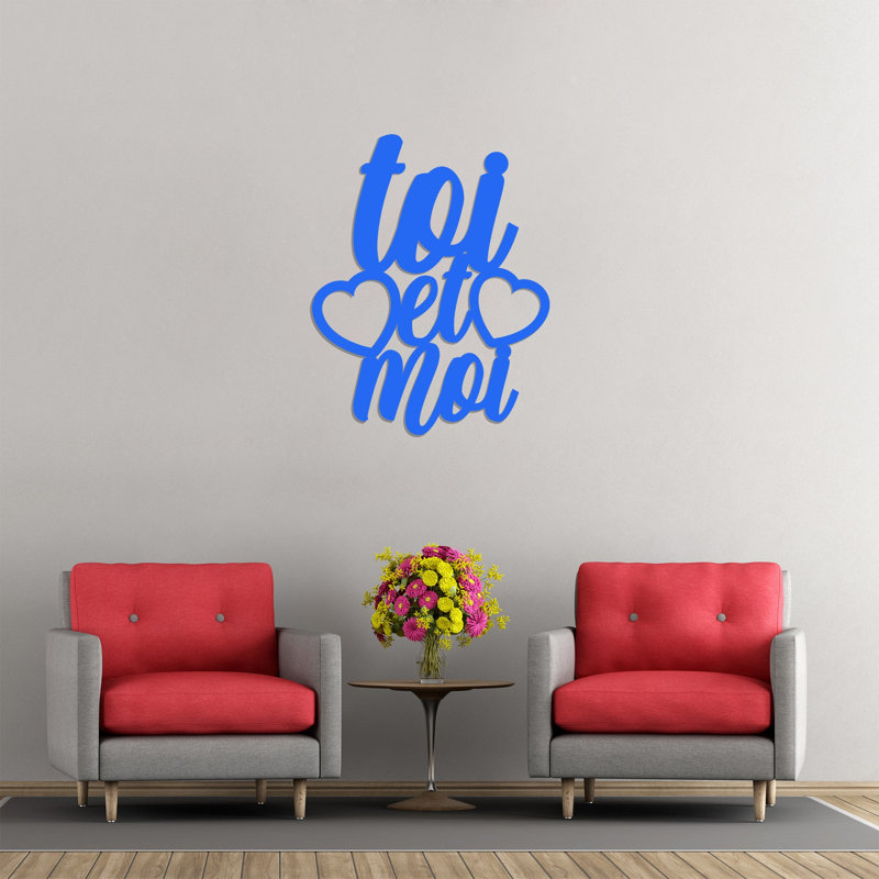 Décoration murale Toietmoi, Bleu