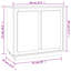 Sideboard 80x34x75 cm Engineered Wood-280166809