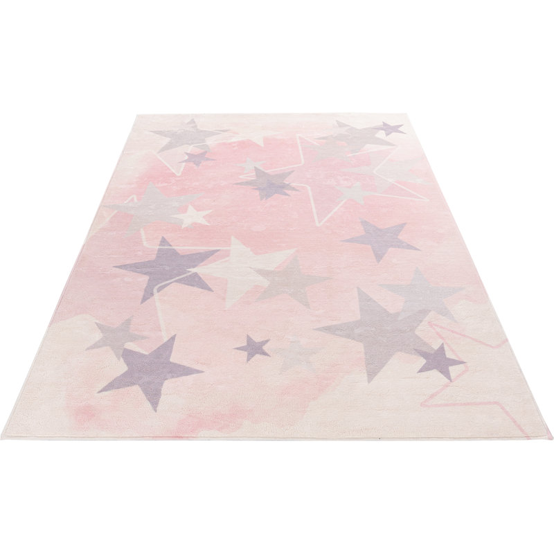Stars Geometric Hand Tufted Area Rug, Rectangular 120 x 170cm