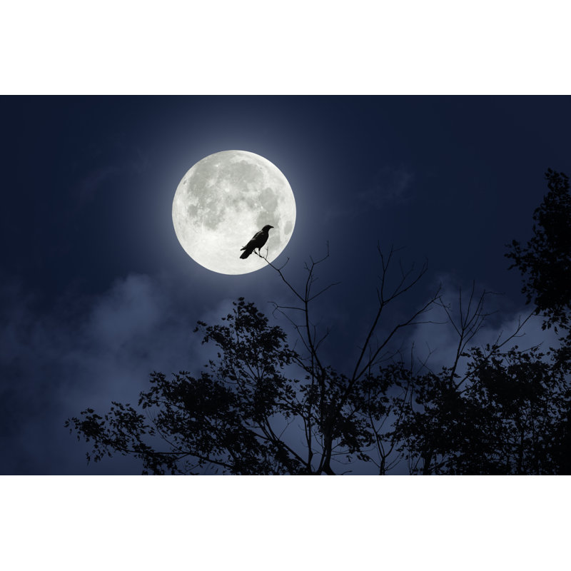 Spooky Halloween Sky by Subjug - No Frame Art Prints on Canvas, 61cm H x 91cm W