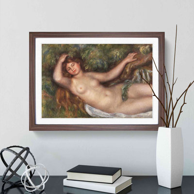 Reclining Nude by Pierre-Auguste Renoir - Picture Frame Painting on MDF